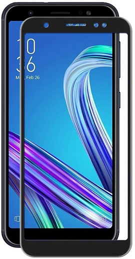 Защитное стекло RED LINE для Samsung A7 2018 (черная рамка)